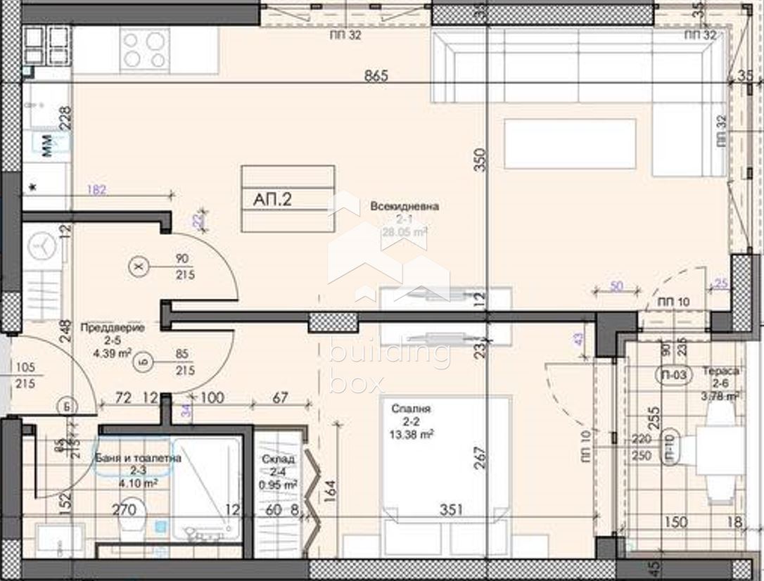 Двустаен апартамент - гр. Асеновград - 0