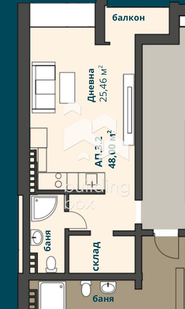 Едностаен апартамент в Ботевград - 0