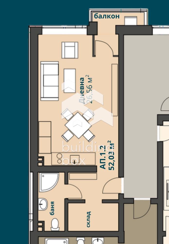 Едностаен апартамент в Ботевград - 0