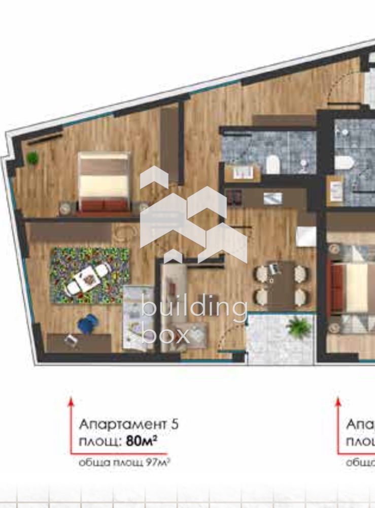 Тристаен апартамент - кв. Полигона - 0