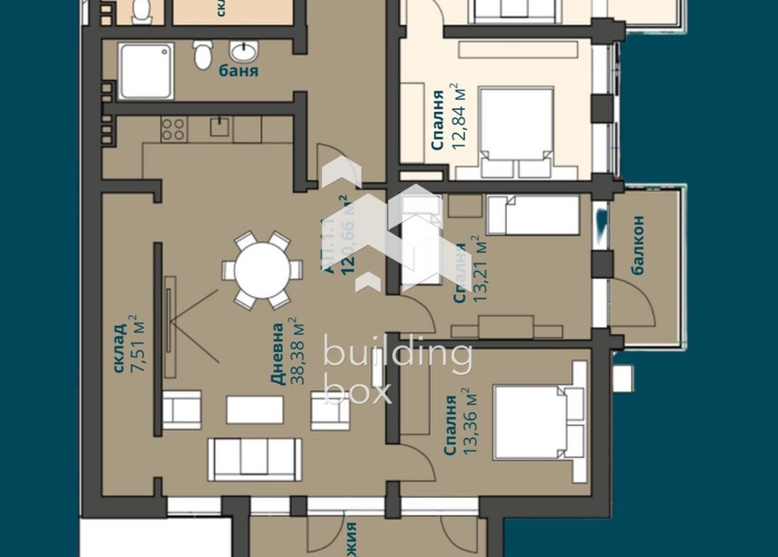 Тристаен апартамент в Ботевград - 0