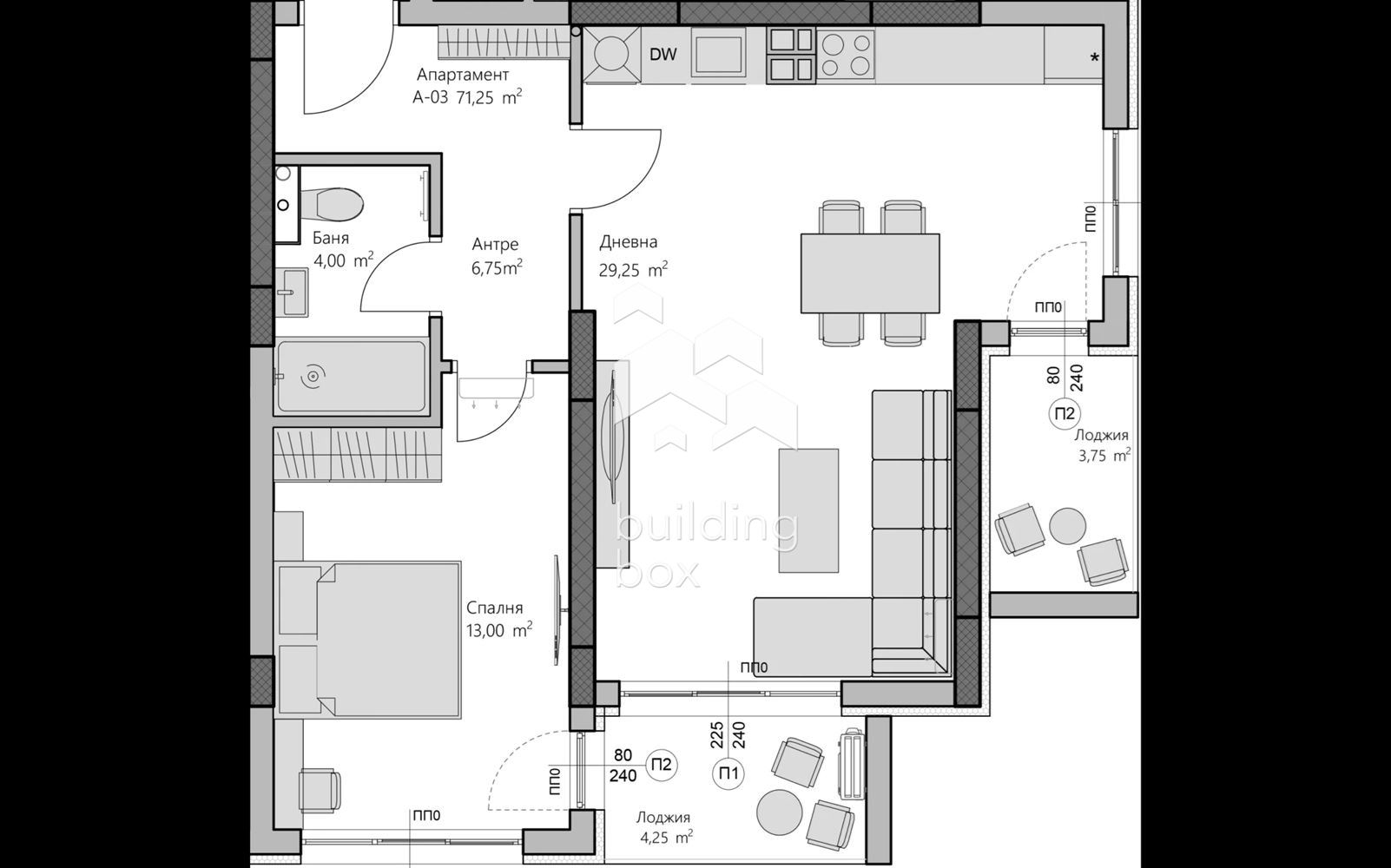 Огромен двустаен апартамент - Хр. Смирненски - 0