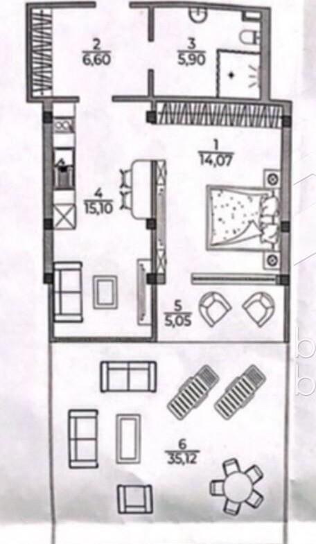 Двустаен апартамент в комплекс Forest Club Kabakum - 0