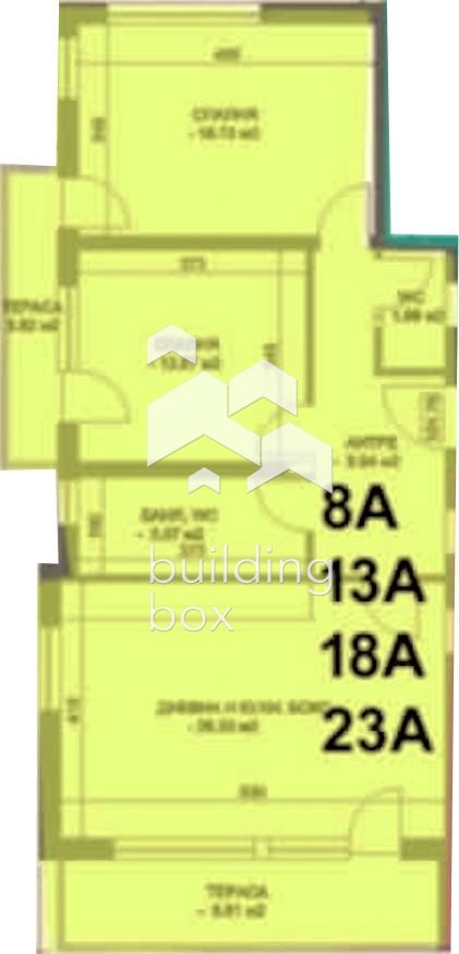 Тристаен апартамент - кв. Коматево - 0