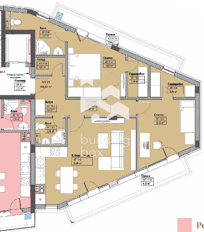 Продава тристаен апартамент - 0