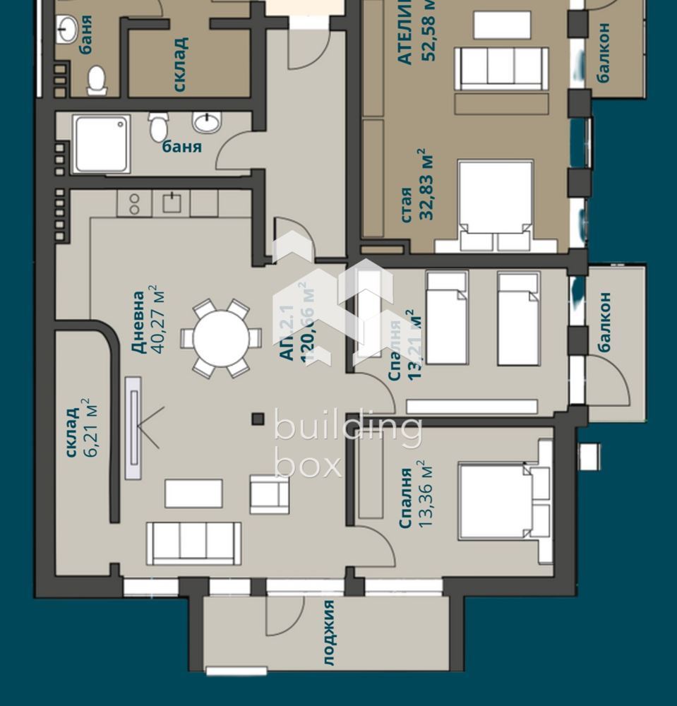 Тристаен апартамент в Ботевград - 0
