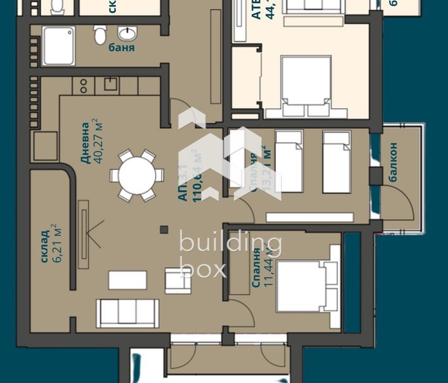 Тристаен апартамент в Ботевград - 0