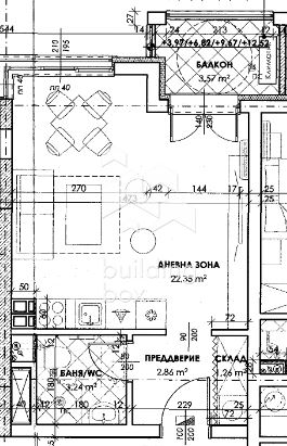 Едностаен апартамент - кв. Южен - 0