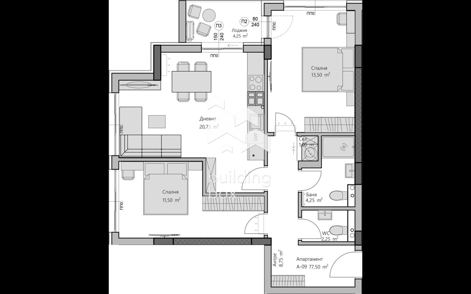 Южен, светъл, просторен тристаен апартамент - в кв. Хр. Смирненски - 0