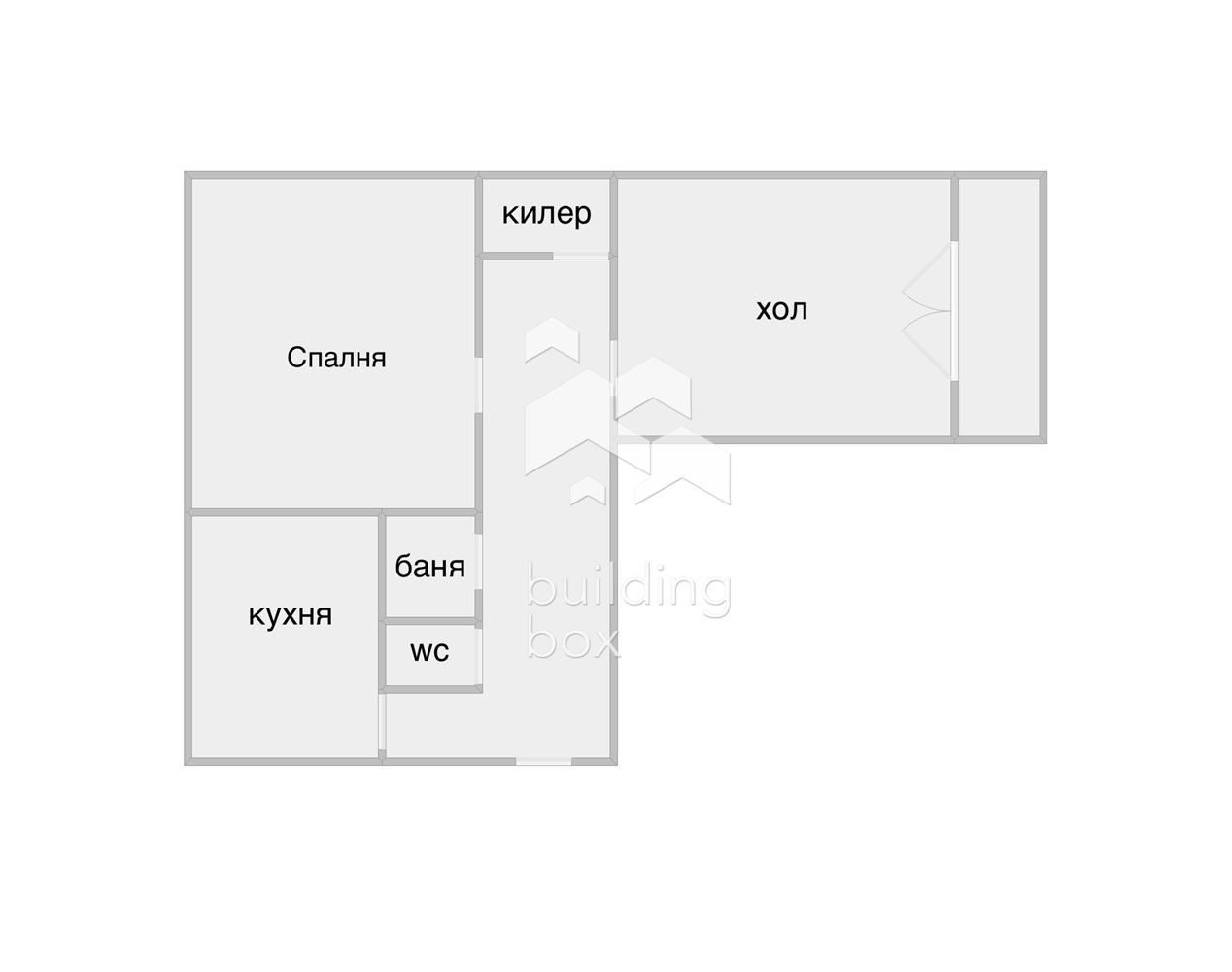 Двустаен апартамент - кв. "Христо Смирненски" - 0