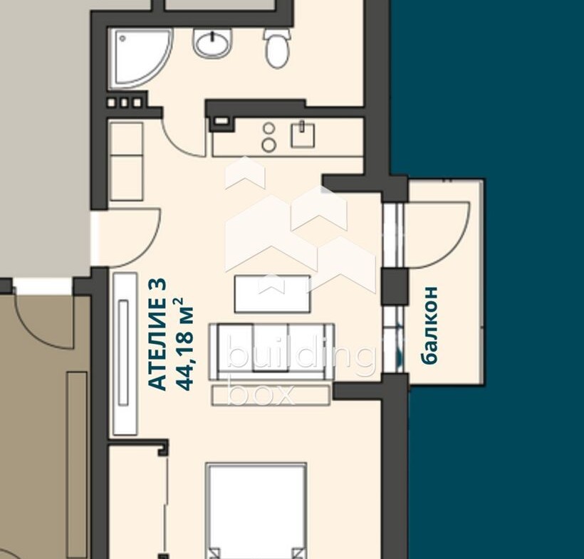 Двустаен апартамент в Ботевград - 0