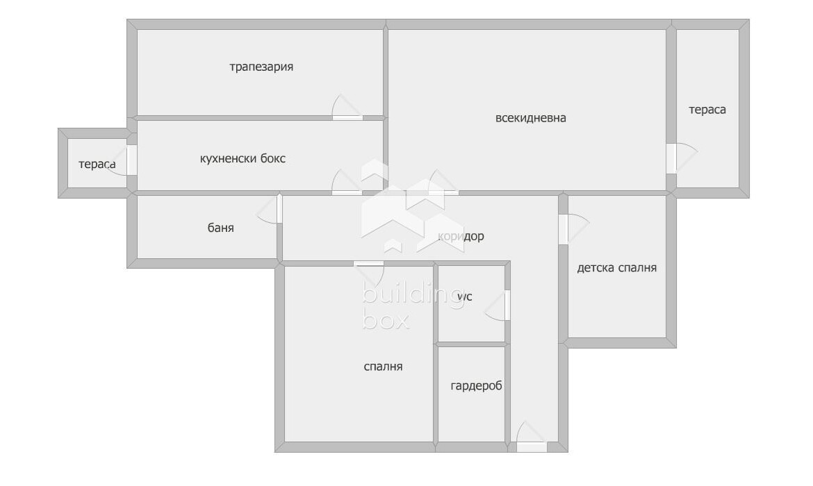 Просторен тристаен панел - кв. "Южен" - 0