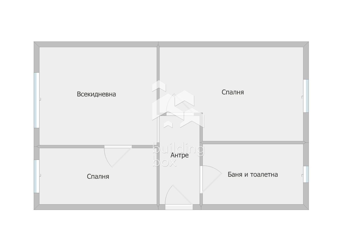 Тристаен апартамент в кв.Гагарин - 0