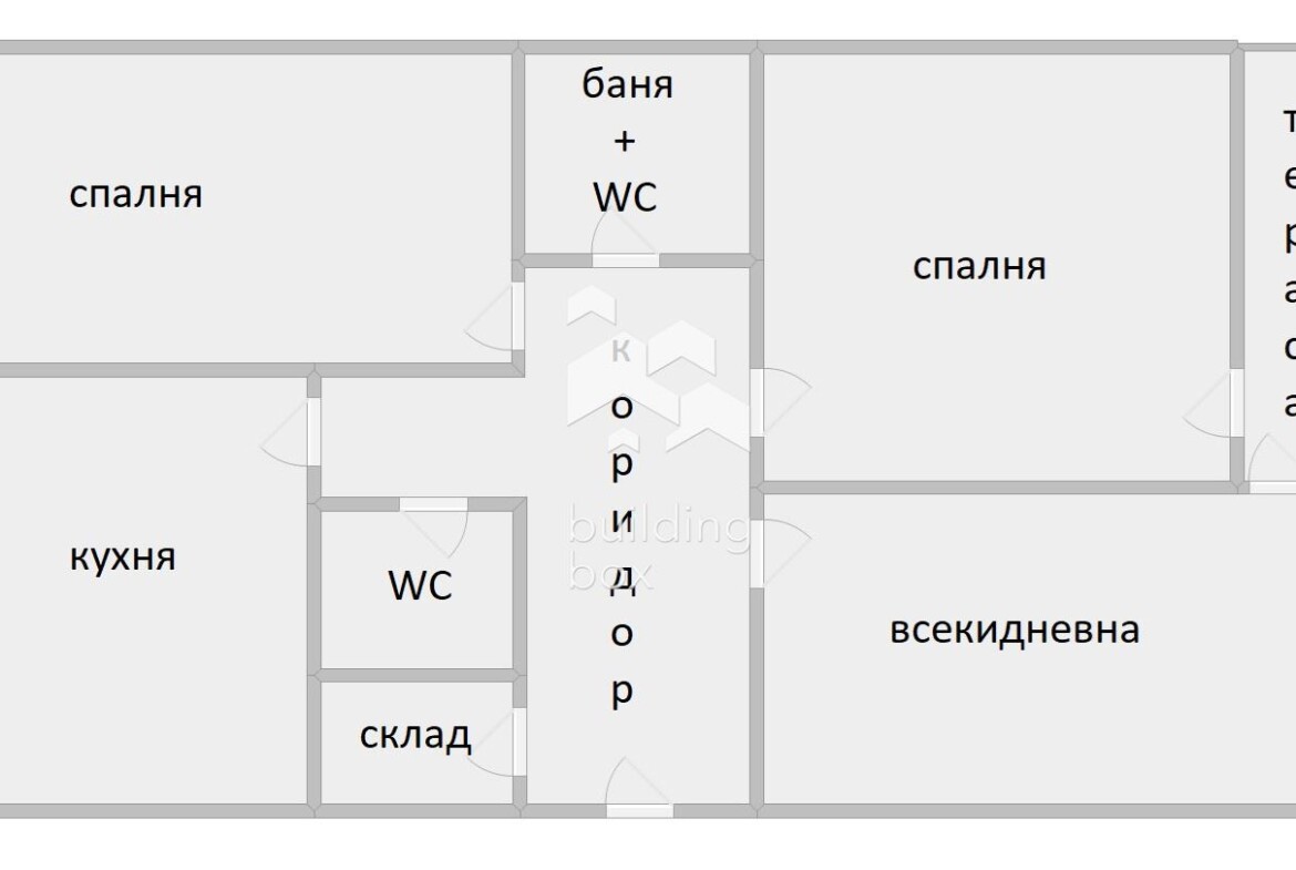 Тристаен апартамент в кв. К.Париж. - 0