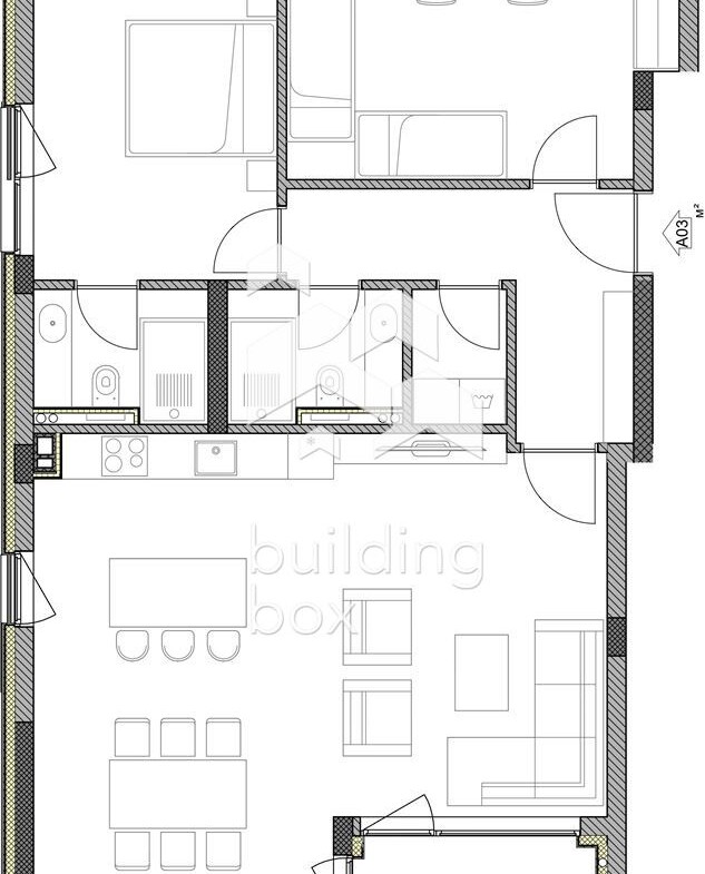 Тристаен апартамент в бутикова жилищна сграда - 0