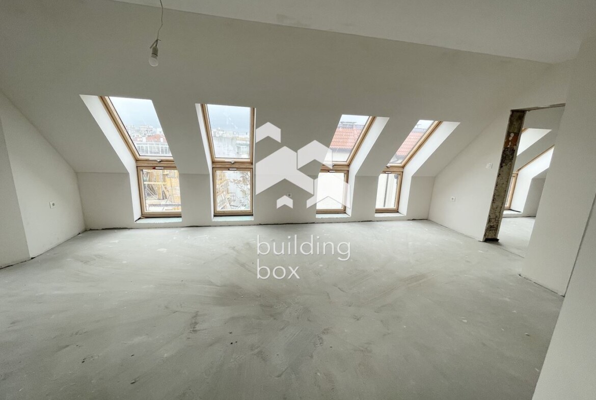 ДО КЛЮЧ! Многостаен мансарден апартамент в новострояща се сграда в кв. Левски - 0