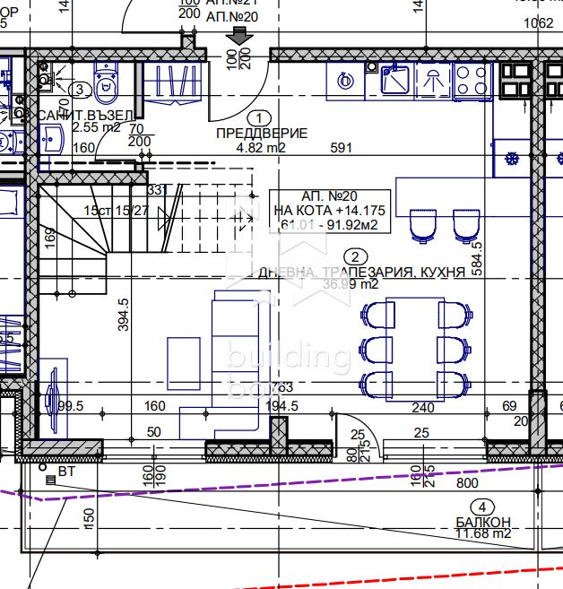 Четиристаен мезонет - ж.к. Овча Купел 1 - 0