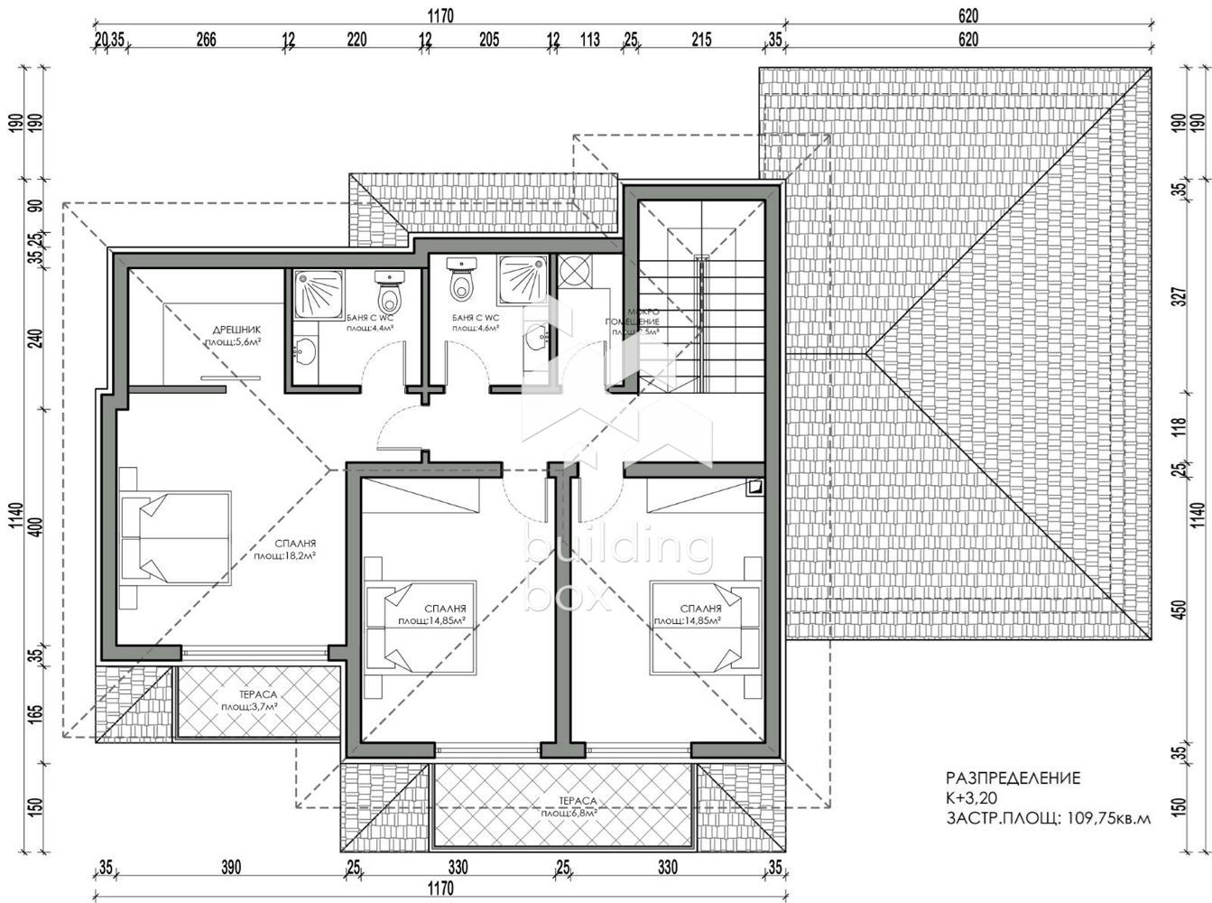 Двуетажна къща - гр. Сливница - 0