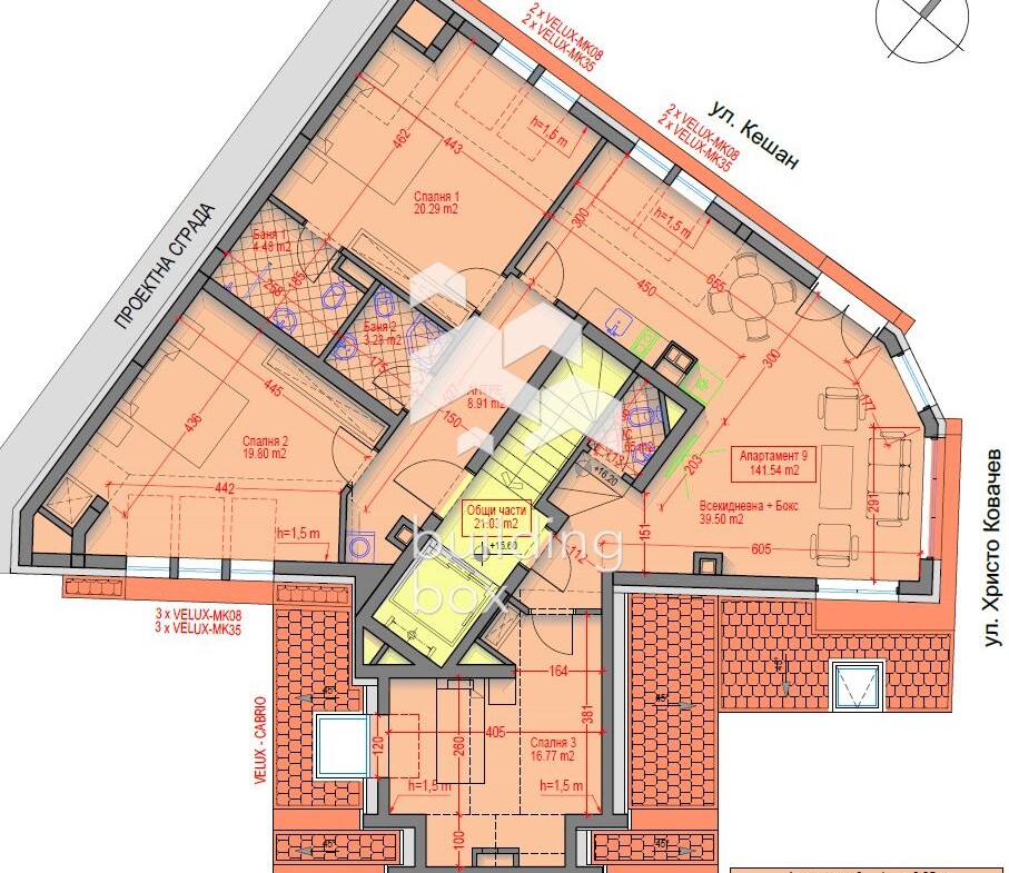 Четиристаен апартамент в Център - 0