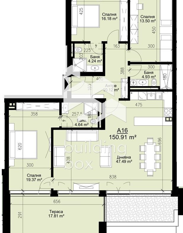 Четиристаен апартамент в бутикова сграда пред Акт 15 - 0