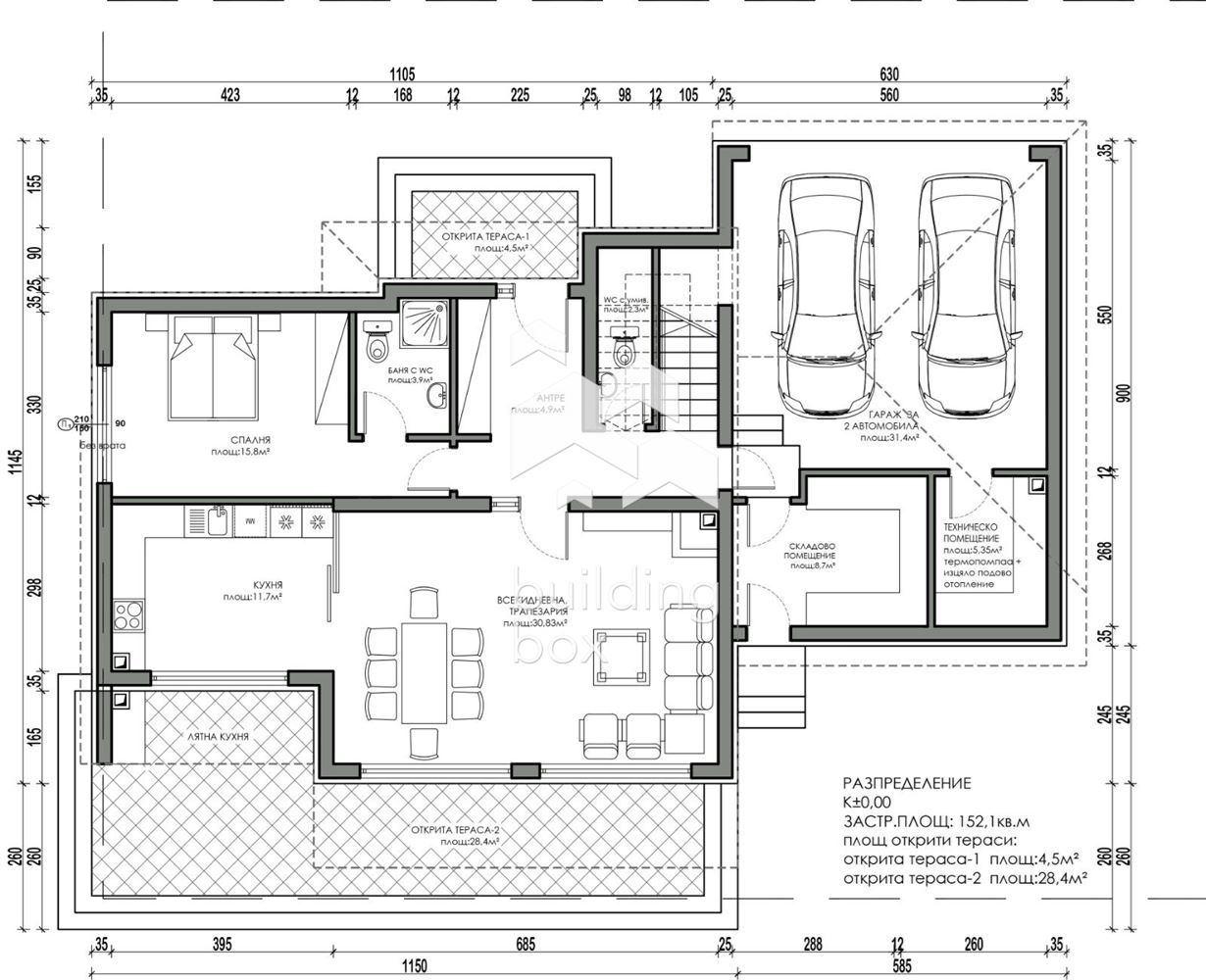 Двуетажна къща - гр. Сливница - 0