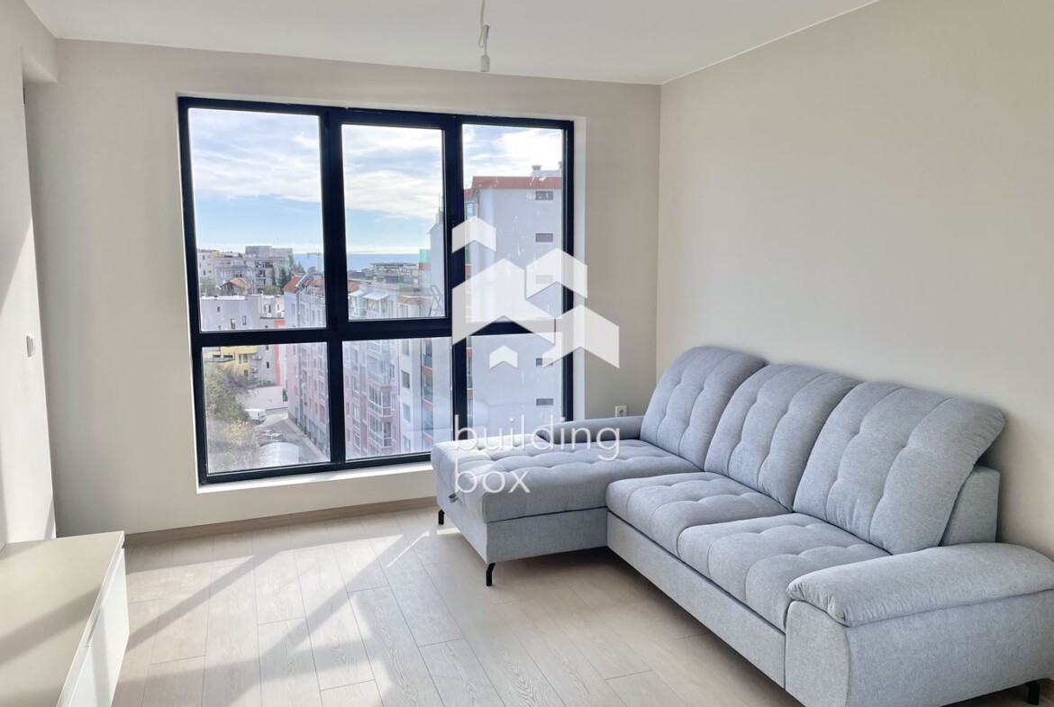 НОВ напълно обзаведен двустаен апартамент в кв. Бриз - 0