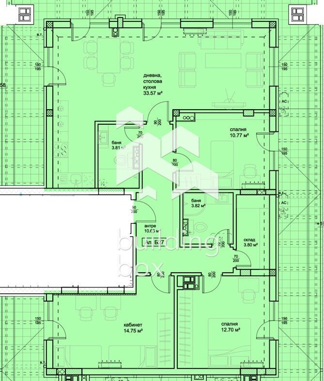 Четиристаен мансарден апартамент в кв. "Христо Смирненски" - 0