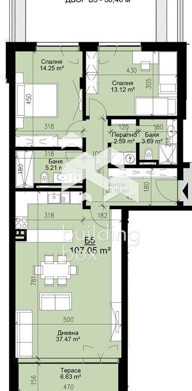 Тристаен апартамент в бутикова сграда пред Акт 15 - 0