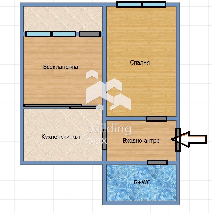 Двустаен напълно обзаведен апартамент - 0