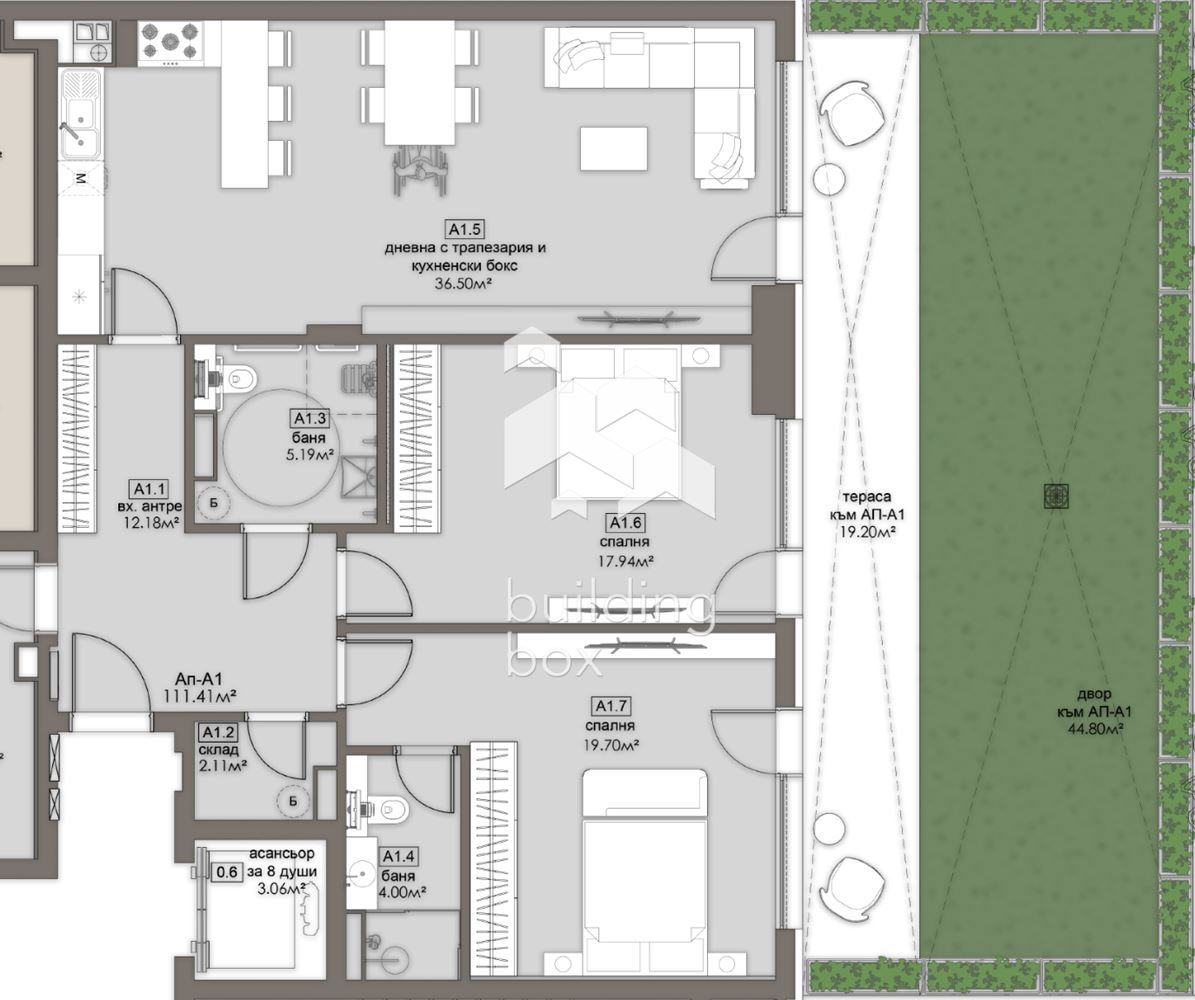 Тристаен апартамент - ж.к. Люлин 5 - 0