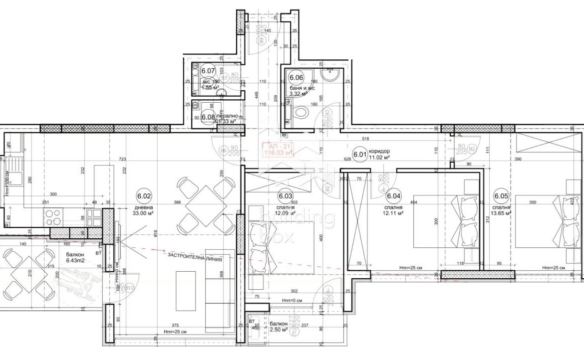 Четиристаен апартамент в новострояща се сграда - 0
