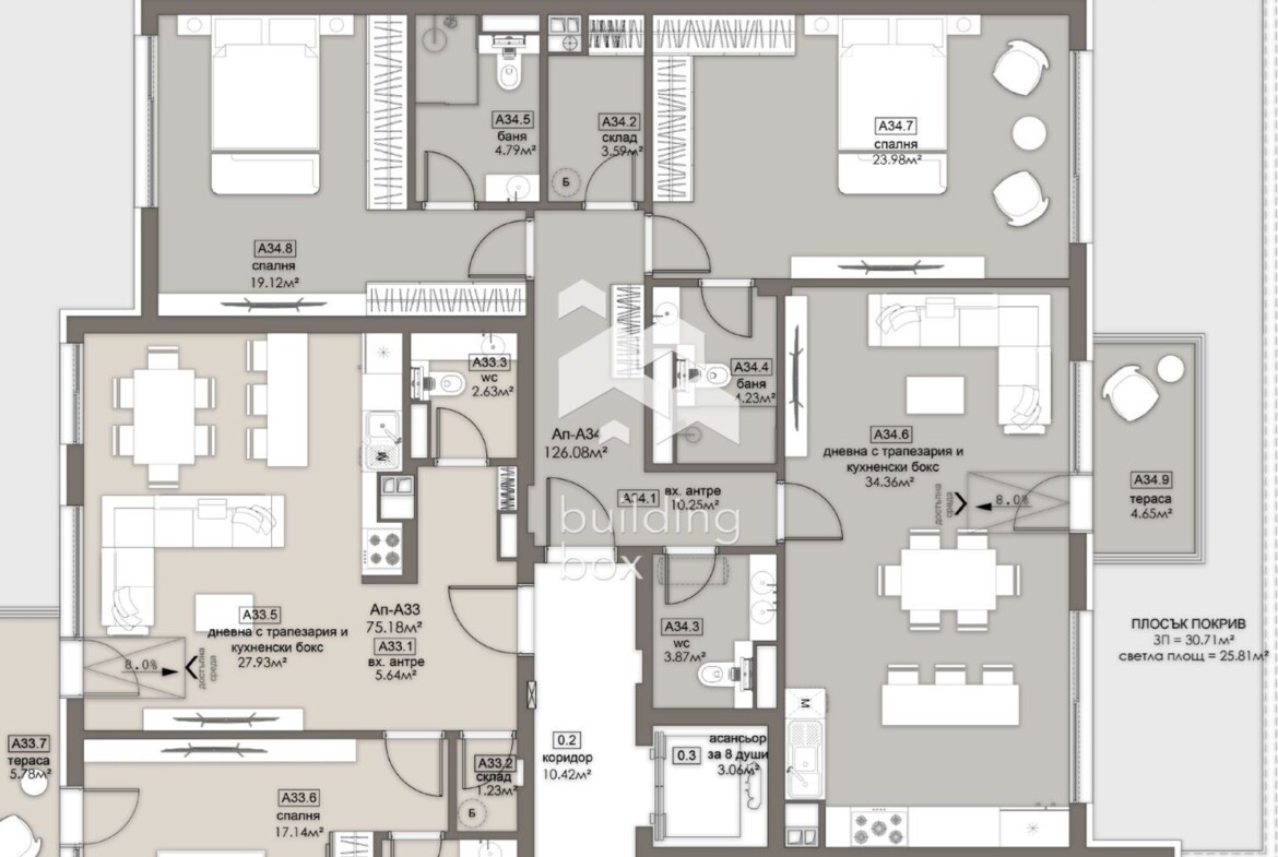 Тристаен апартамент - ж.к. Люлин 5 - 0