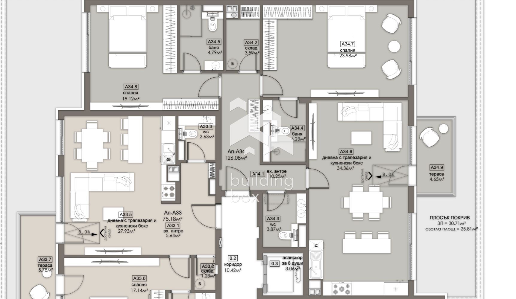 Тристаен апартамент - ж.к. Люлин 5 - 0