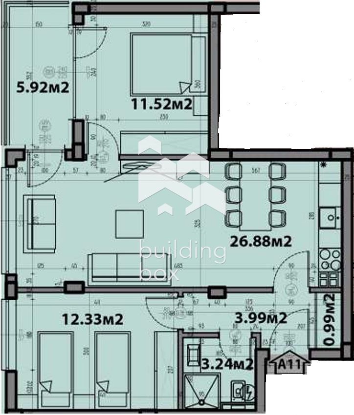 3-стаен - Варна, Виница - 0