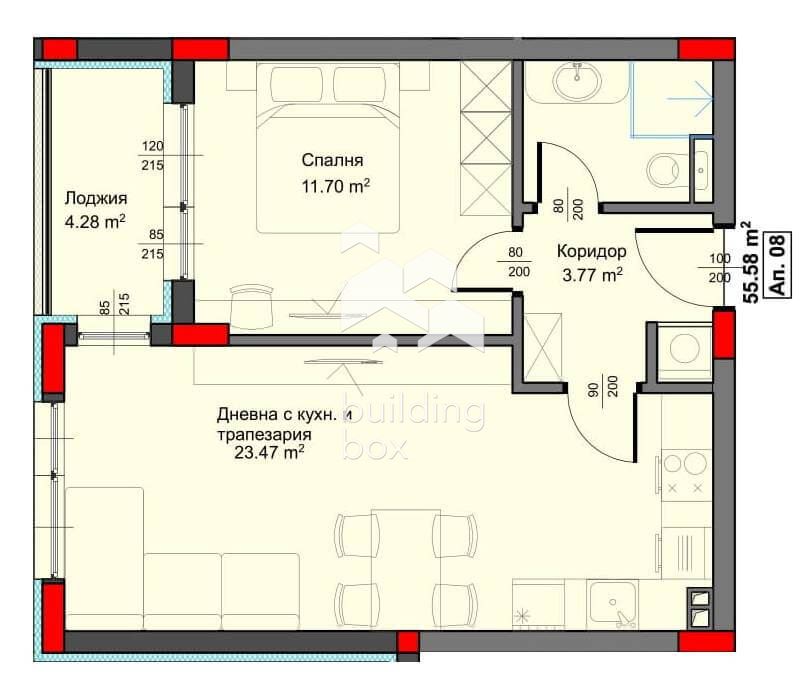Двустаен апартамент в новострояща сграда - 0