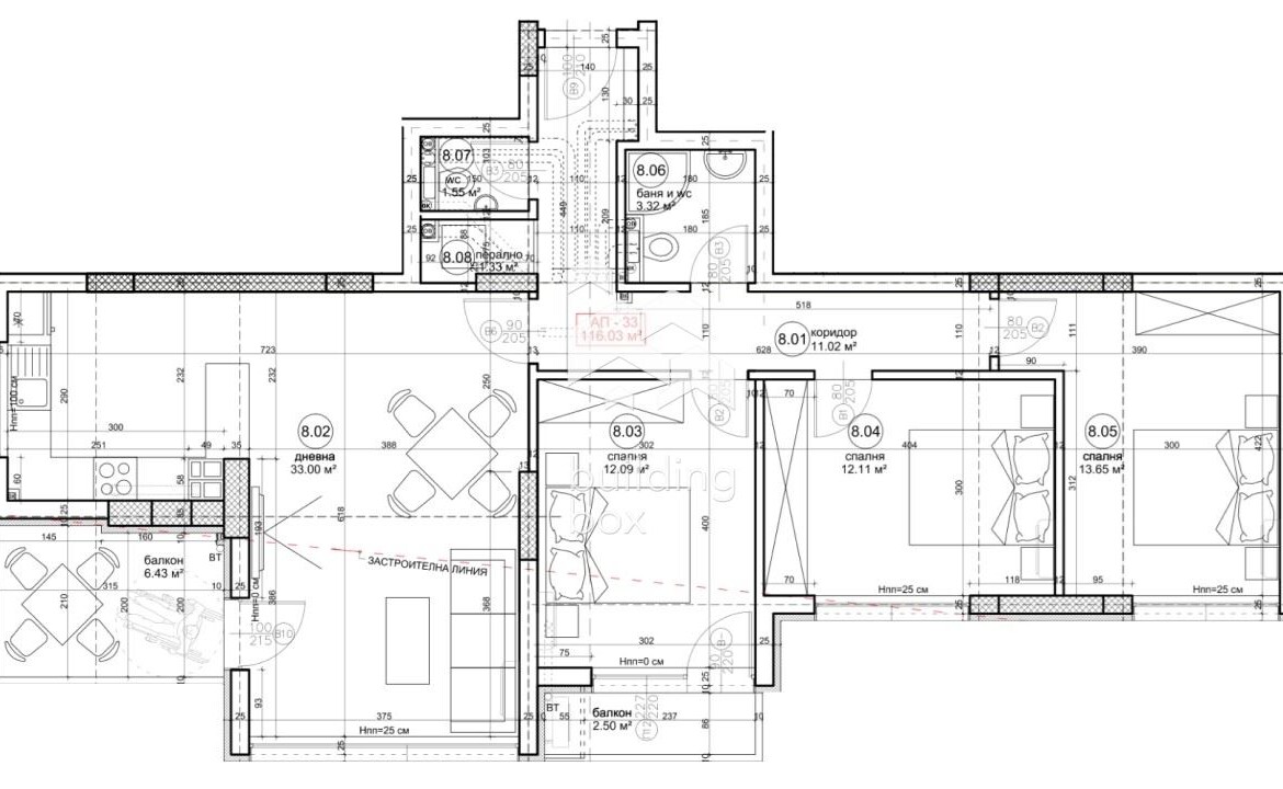 Четиристаен апартамент в новострояща се сграда - 0