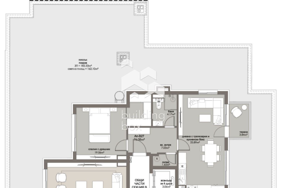 Двустаен апартамент - ж.к. Люлин 5 - 0