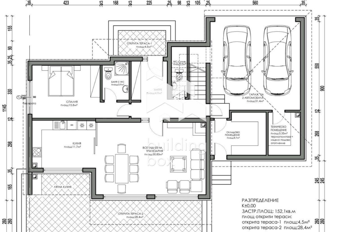 Двуетажна къща между гр. Сливница и с. Алдомировци - 0