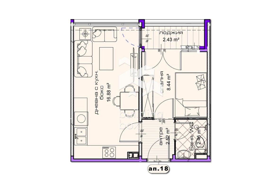 ДВУСТАЕН апартамент в новострояща се сграда в град Шумен - 0