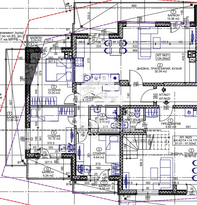 Четиристаен апартамент - ж.к. Овча Купел 1 - 0