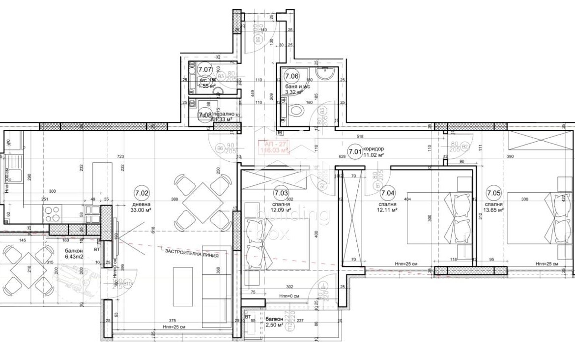 Четиристаен апартамент в новострояща се сграда - 0