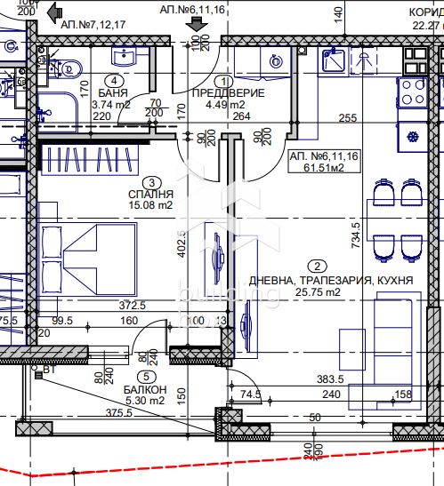 Двустаен апартамент - ж.к. Овча купел 1 - 0