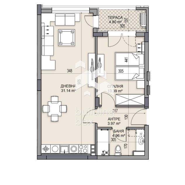 Двустаен апартамент в нов и луксозен комплекс - кв. Гагарин - 0