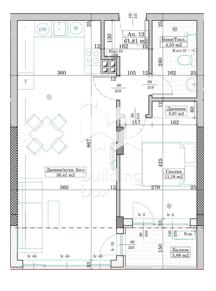 Двустаен южен апартамент в новострояща се сграда в кв.Изгрев - 0
