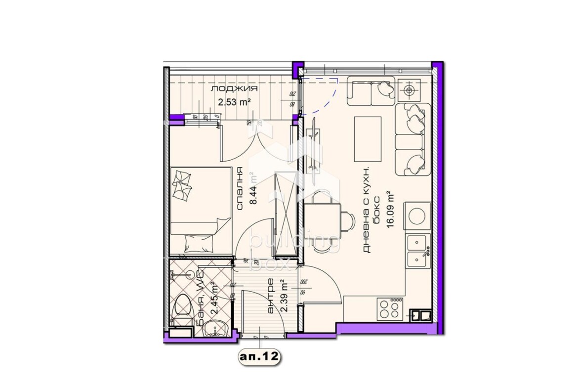 ДВУСТАЕН апартамент в новострояща се сграда в град Шумен - 0