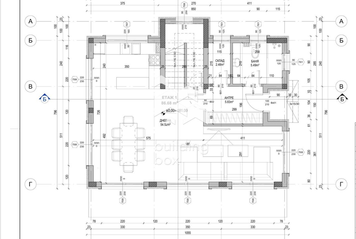 Пред АКТ 16! Схема на плащане 10 на 90! Подово отопление в цената! Паркоместа в цената! - 0