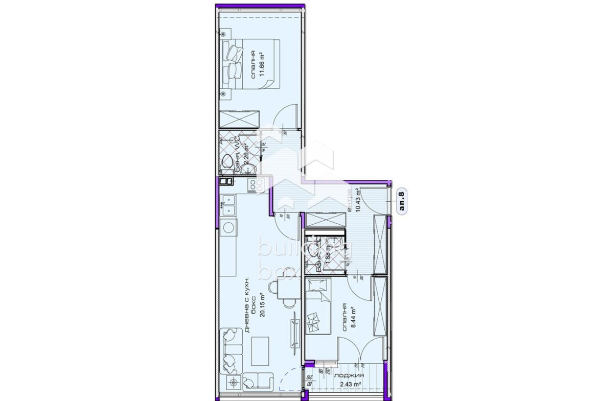 3-стаен - Шумен, Добруджански - 0