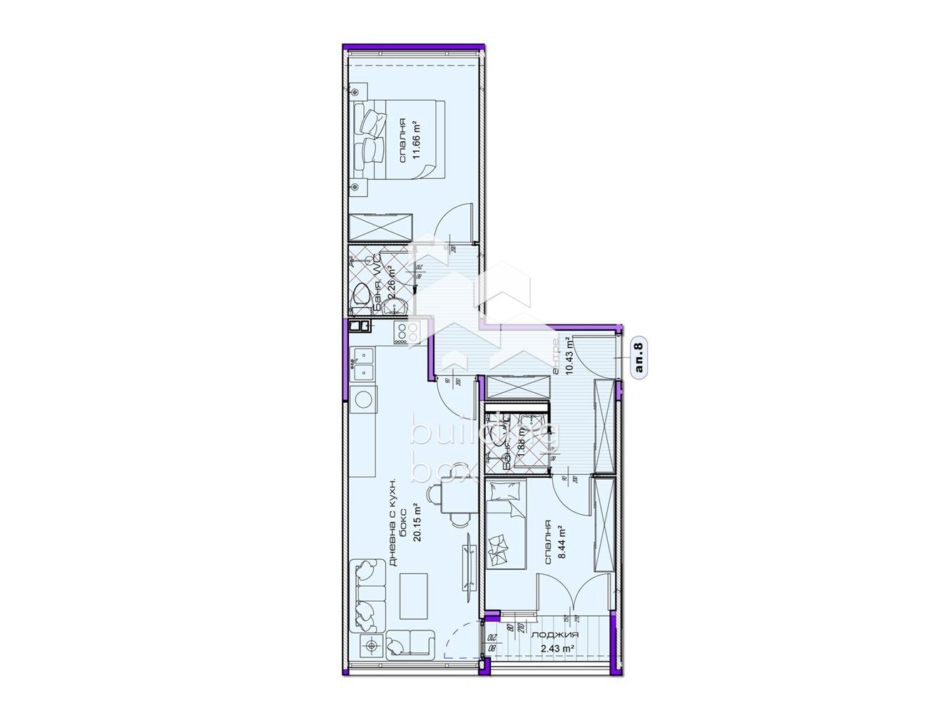 3-стаен - Шумен, Добруджански - 0