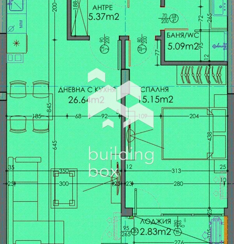 Голям просторен двустаен апартамент до Кауфланд - 0