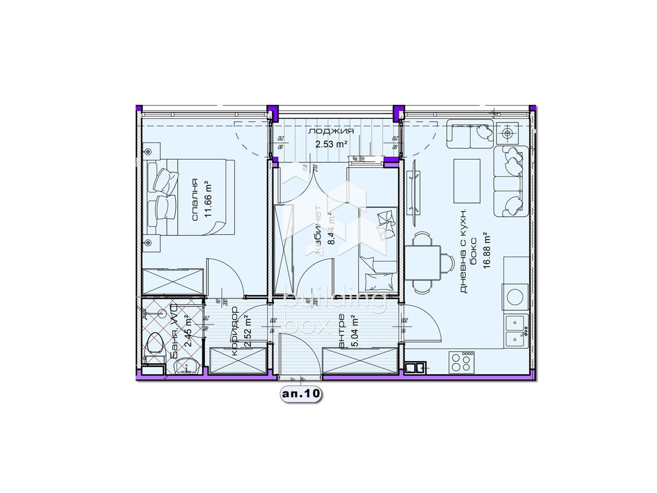 Tристаен апартамент в новострояща се сграда в град Шумен - 0